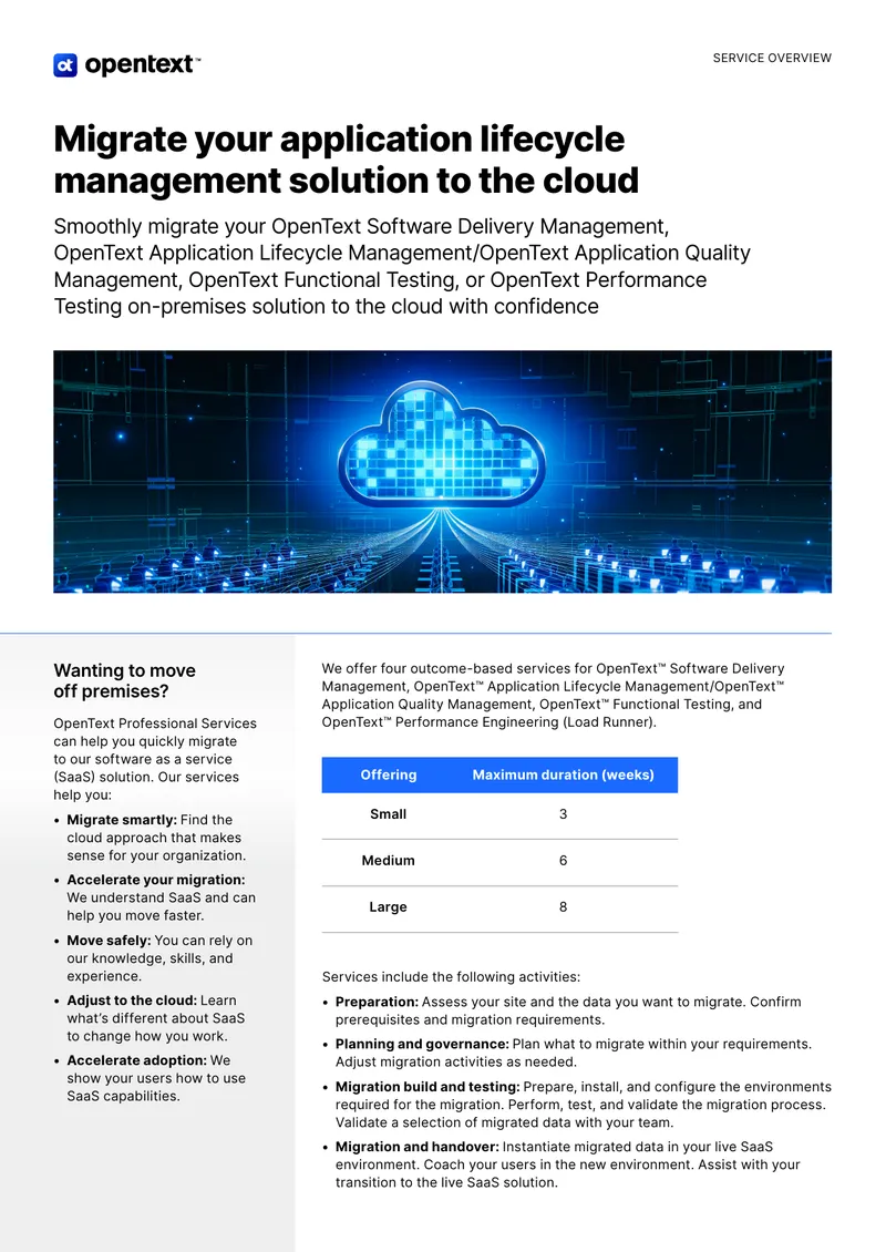 Cloud Migration Services for Application Lifecycle Management