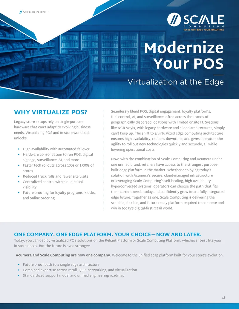 Virtualized POS Solutions for Retail Environments