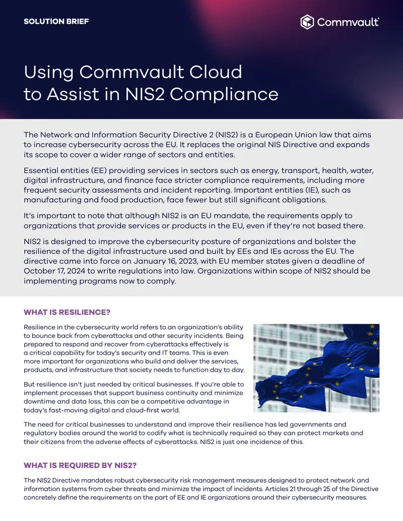 NIS2 Directive Compliance and Cyber Resilience