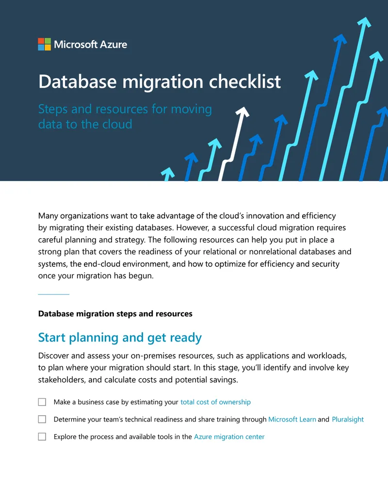 Database Migration Planning and Execution Guide