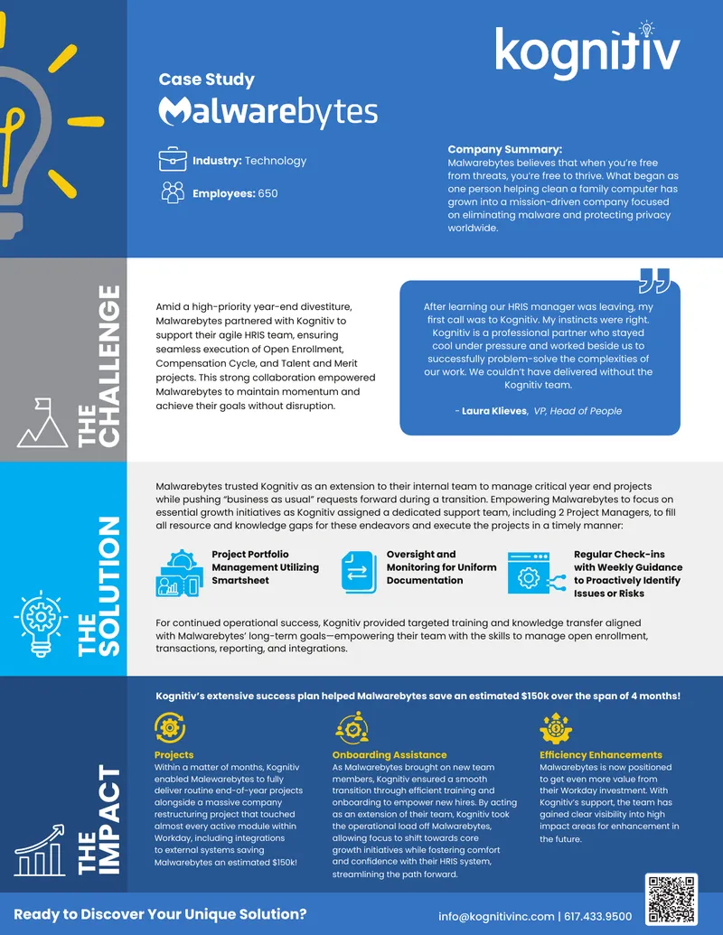 Malwarebytes and Kognitiv Partnership Case Study