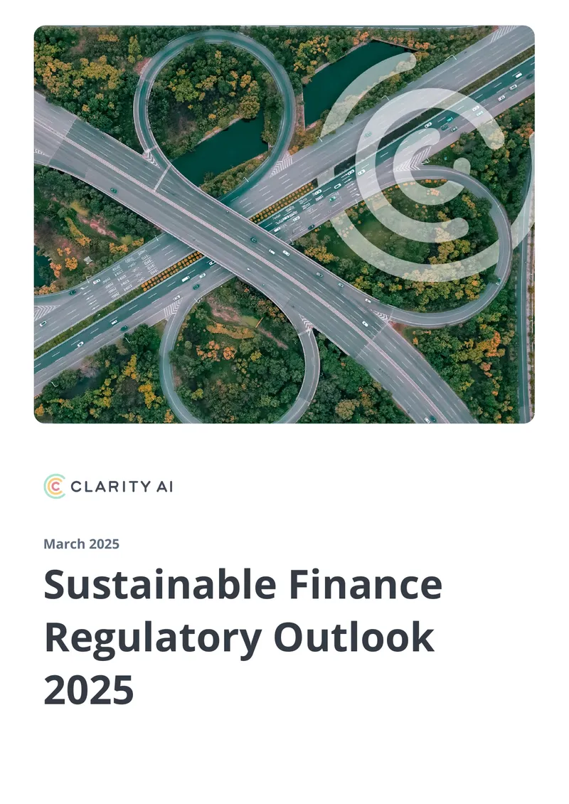 Sustainable Finance Regulatory Outlook 2025