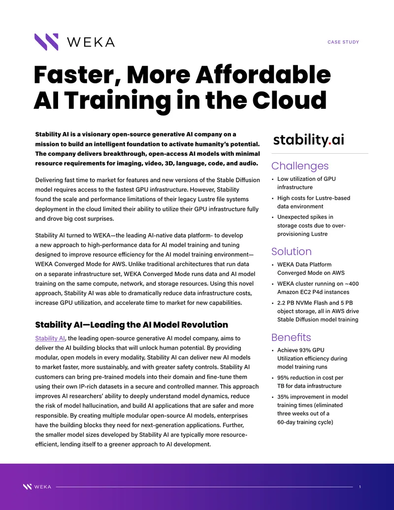 Stability AI Data Infrastructure Transformation Case Study