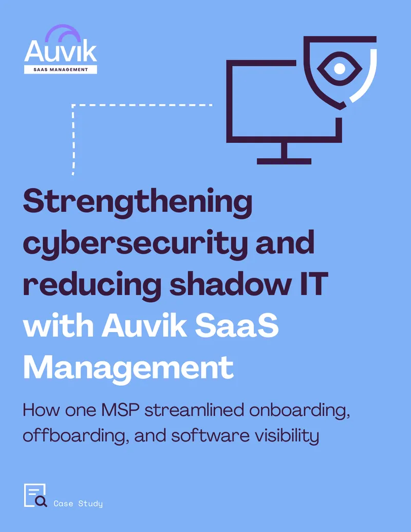 Auvik SaaS Management Case Study