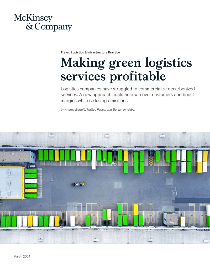 Commercialization Strategies for Green Logistics Services