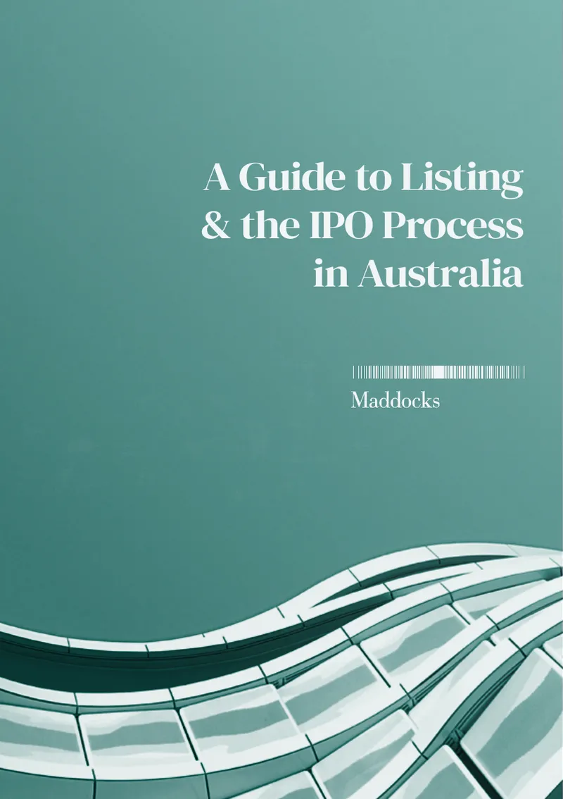 Guide to Listing and the IPO Process in Australia