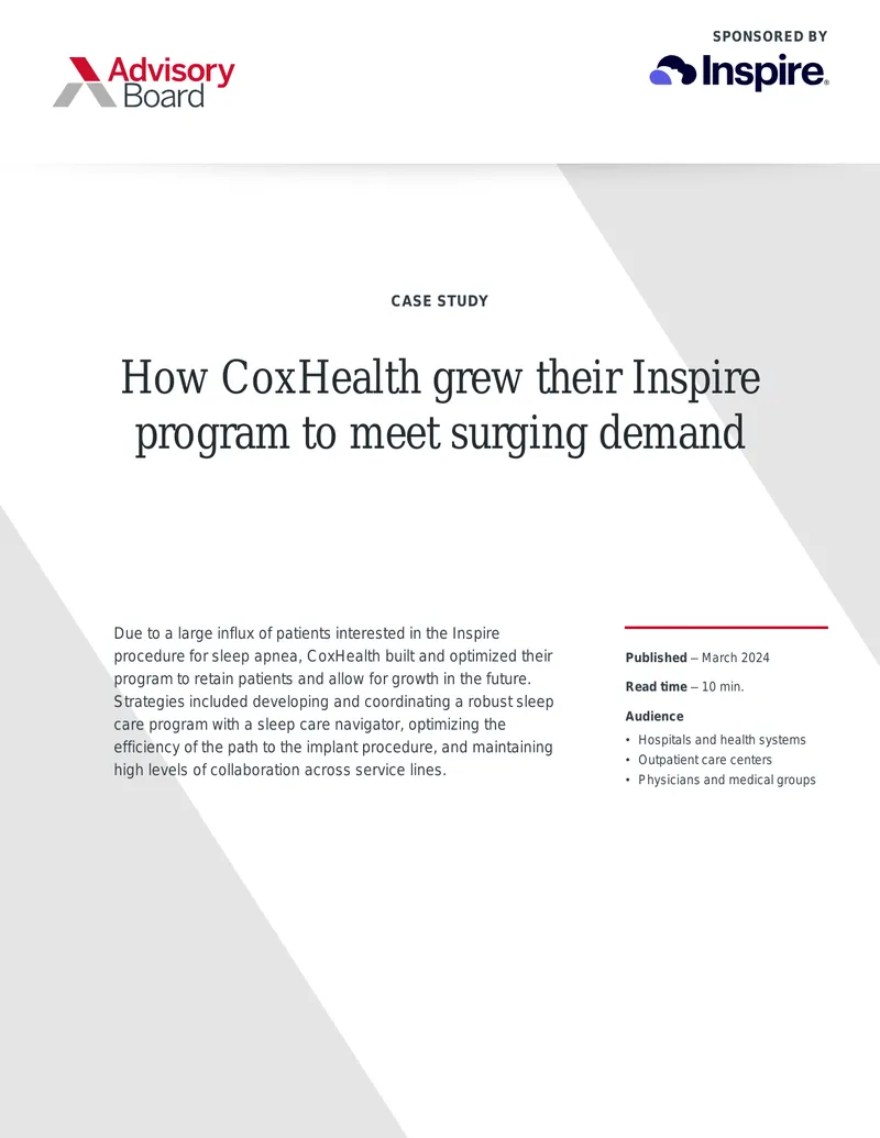 CoxHealth Inspire Program Growth Case Study