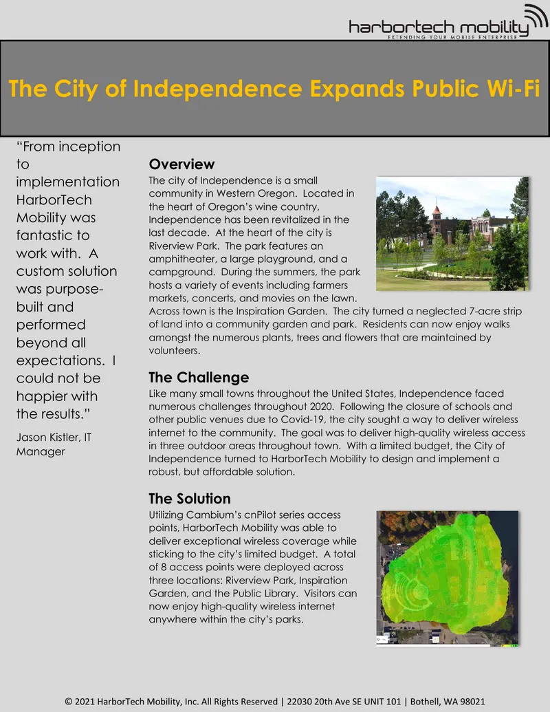 City of Independence Public Wi-Fi Expansion Project