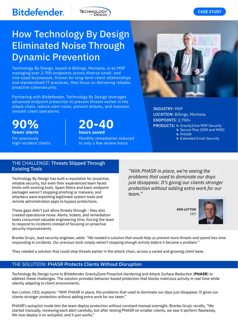 Case Study on PHASR Endpoint Security Implementation
