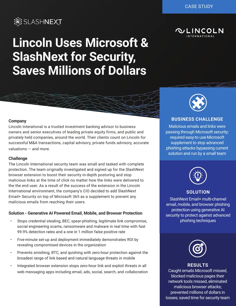 Lincoln International Security Enhancement Case Study