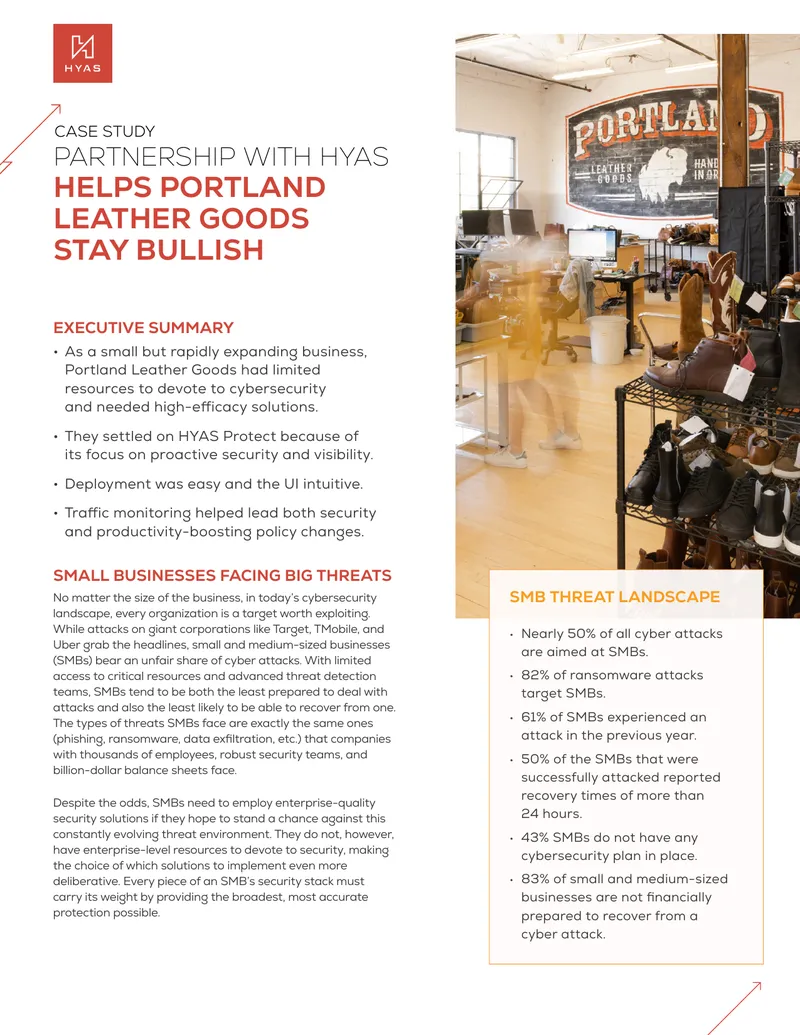 Portland Leather Goods Cybersecurity Case Study