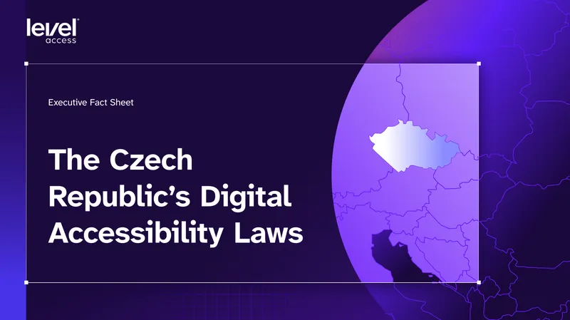 Czech Republic Digital Accessibility Laws Executive Fact Sheet