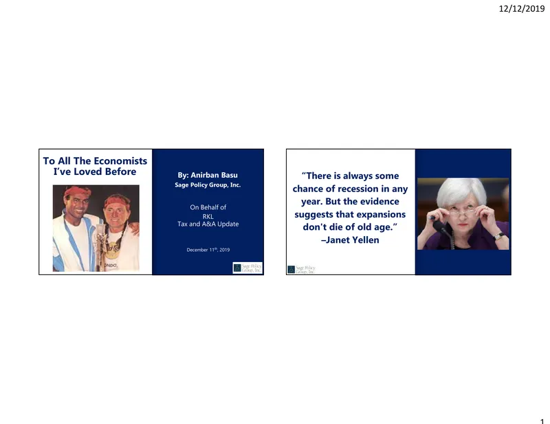 Economic Indicators and Employment Trends Report
