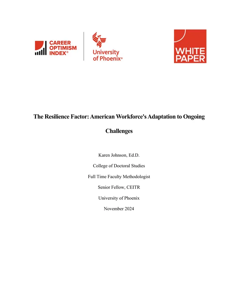 Resilience Factors in the American Workforce