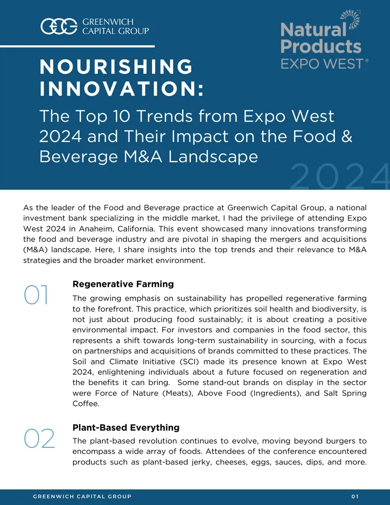 Top Trends from Expo West 2024 and M&A Impact