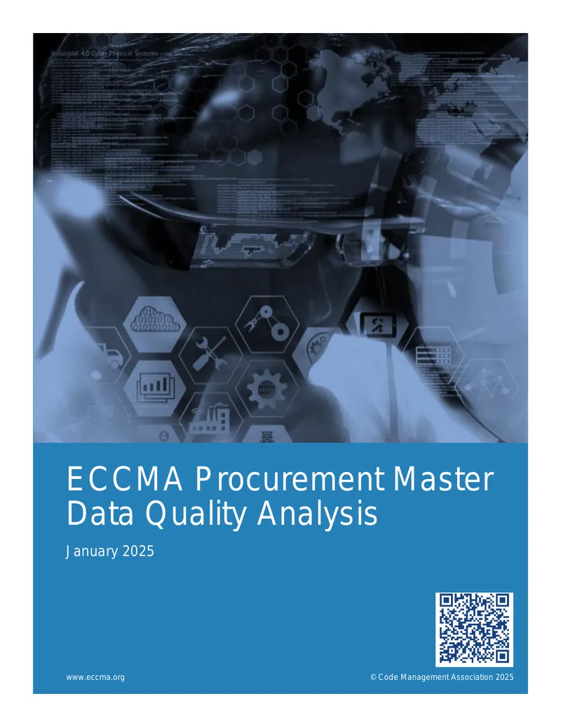 ECCMA Procurement Master Data Quality Analysis
