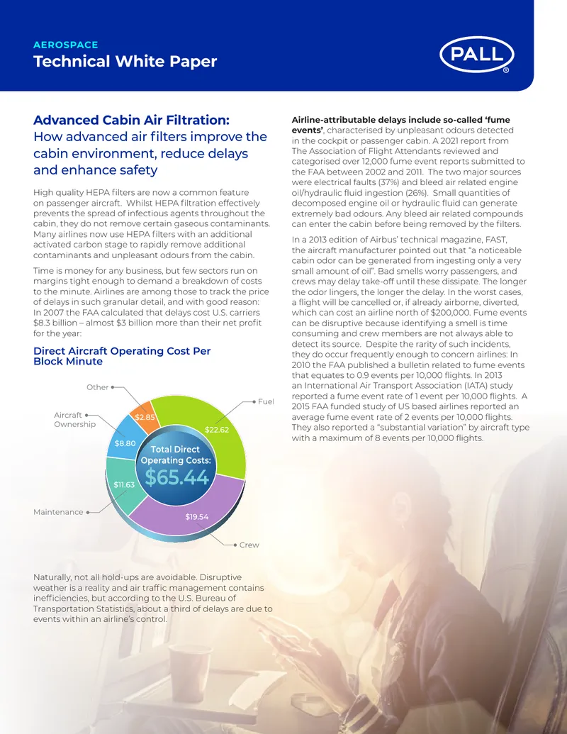 Advanced Cabin Air Filtration Technical White Paper