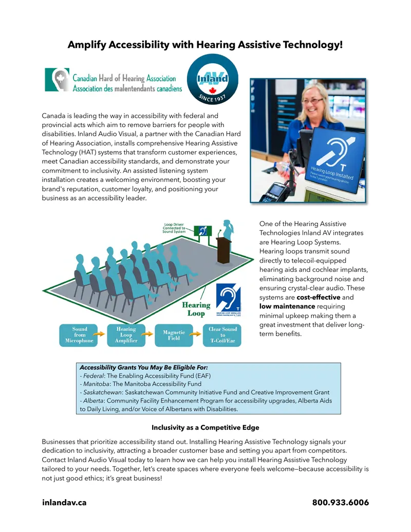 Hearing Loop Technology Implementation at Winnipeg Airport