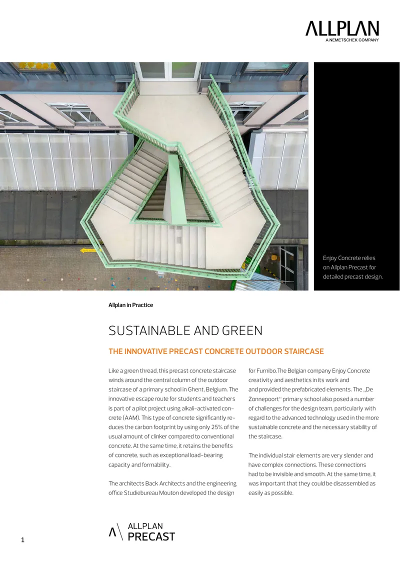 Innovative Precast Concrete Staircase Design