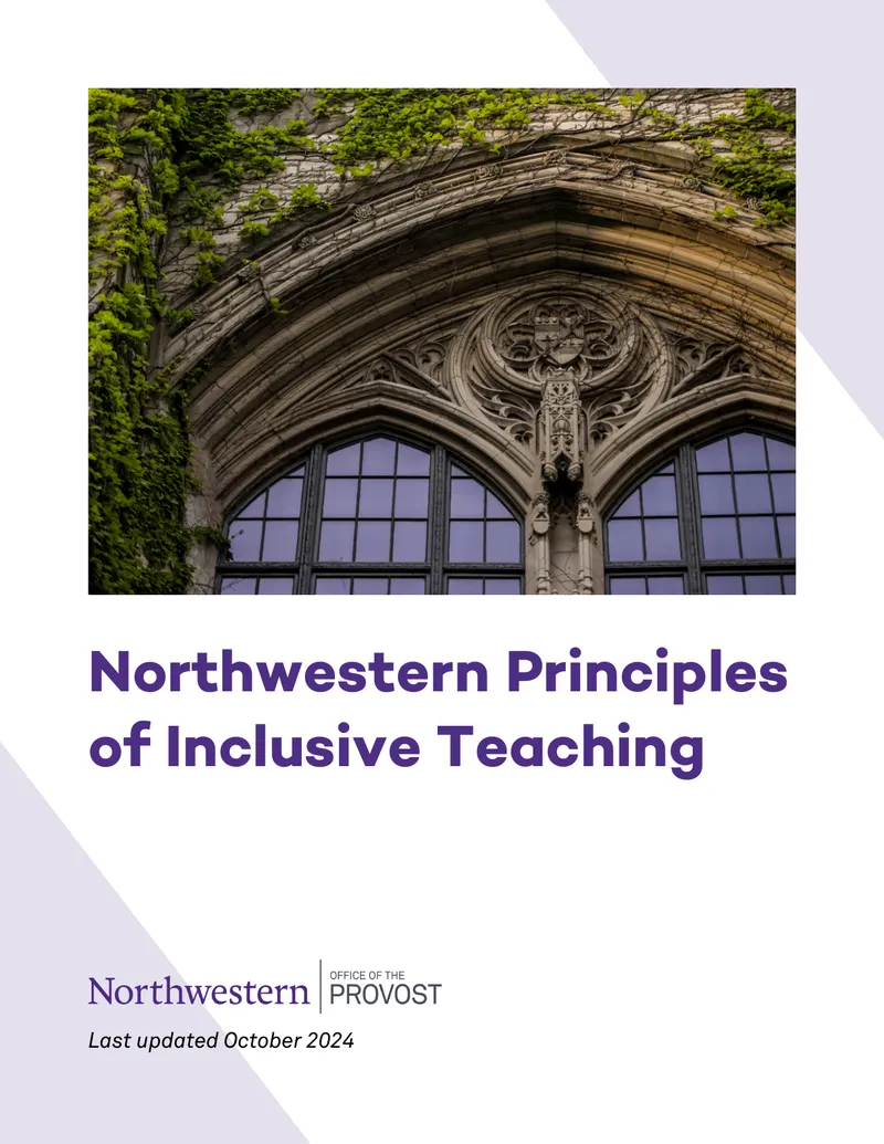 Northwestern Principles of Inclusive Teaching