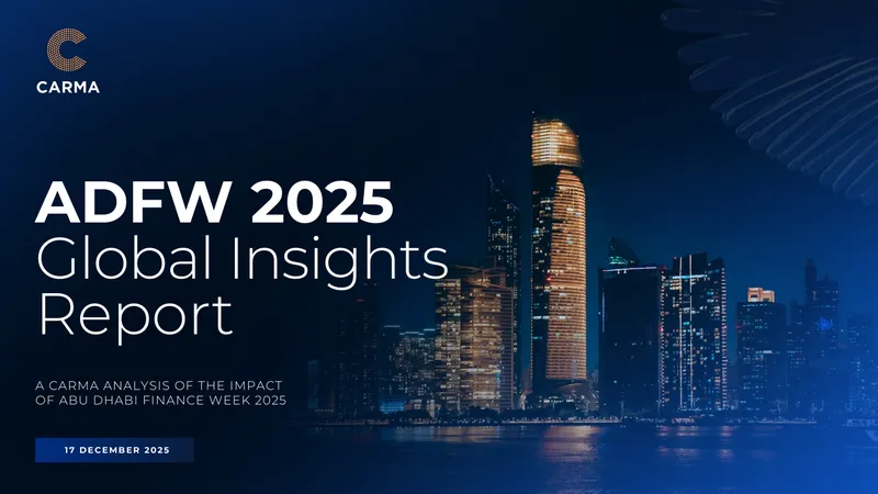 Analysis of Abu Dhabi Finance Week 2025 Impact