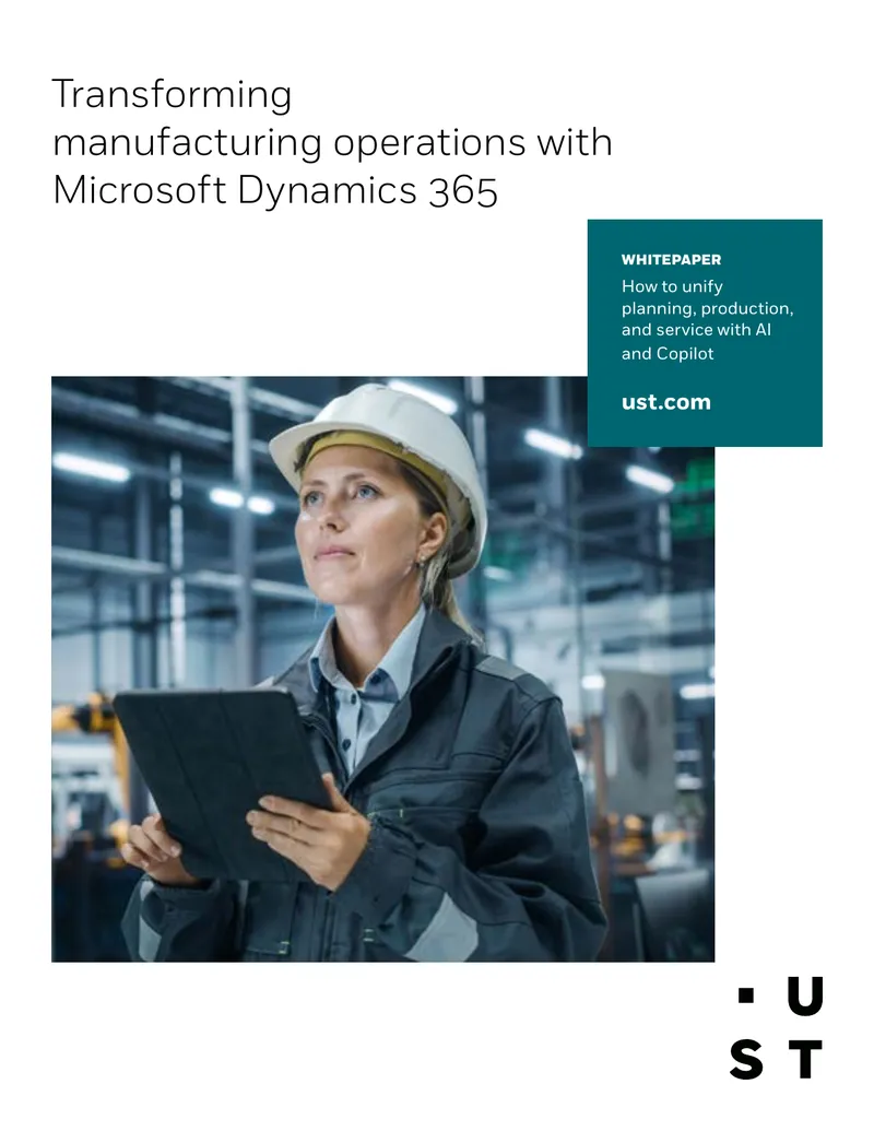 Transforming Manufacturing Operations with Microsoft Dynamics 365