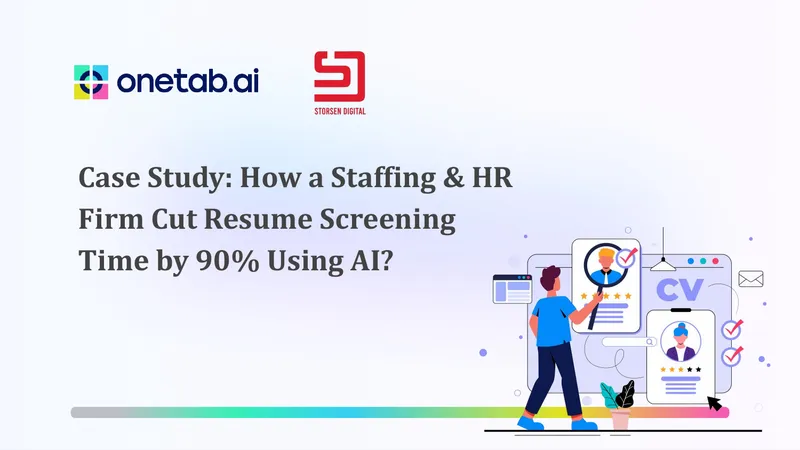 Case Study on AI-Enhanced Resume Screening