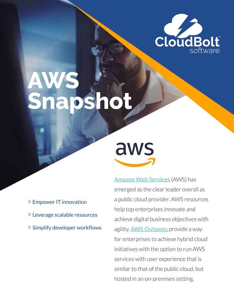 AWS Hybrid Cloud Management and Control Framework