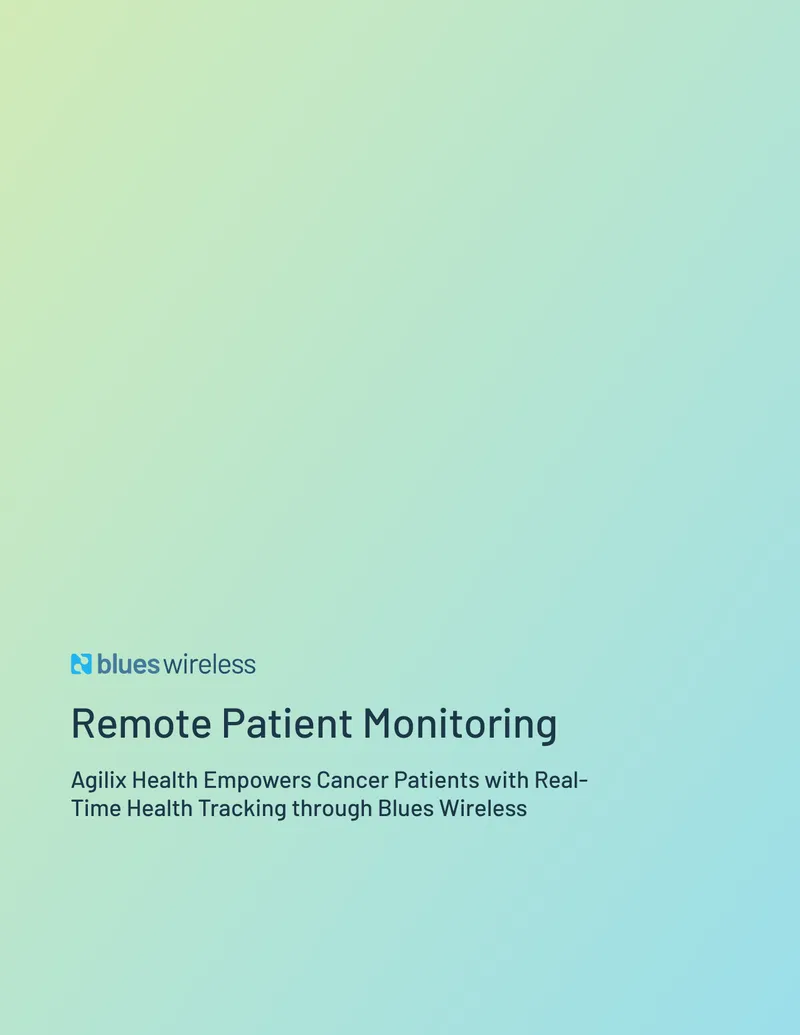 Agilix Health Remote Patient Monitoring for Cancer Care