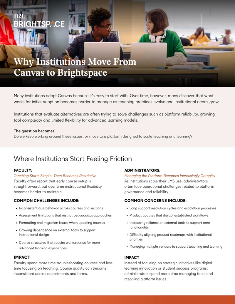 Challenges Faced by Institutions Using Canvas