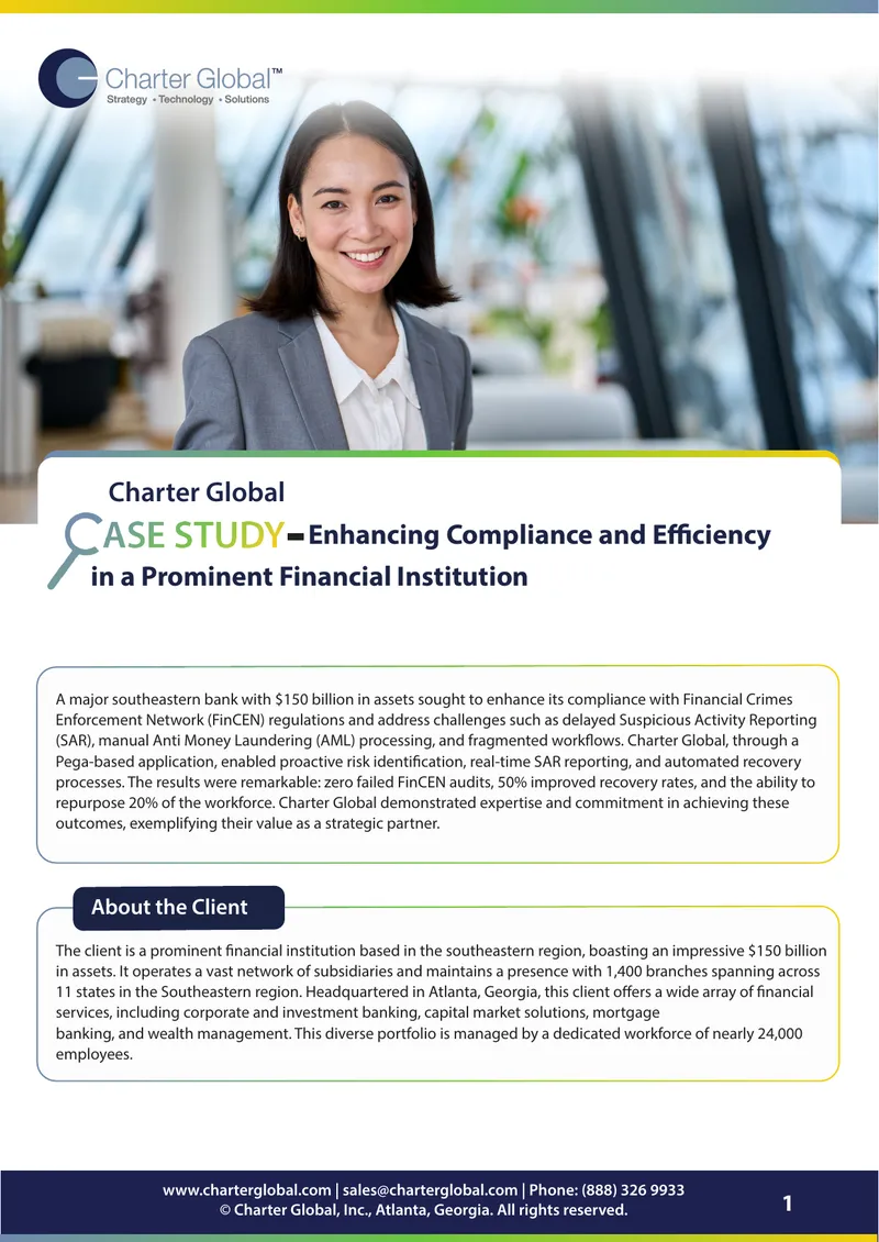Enhancing Compliance and Efficiency in Financial Institutions