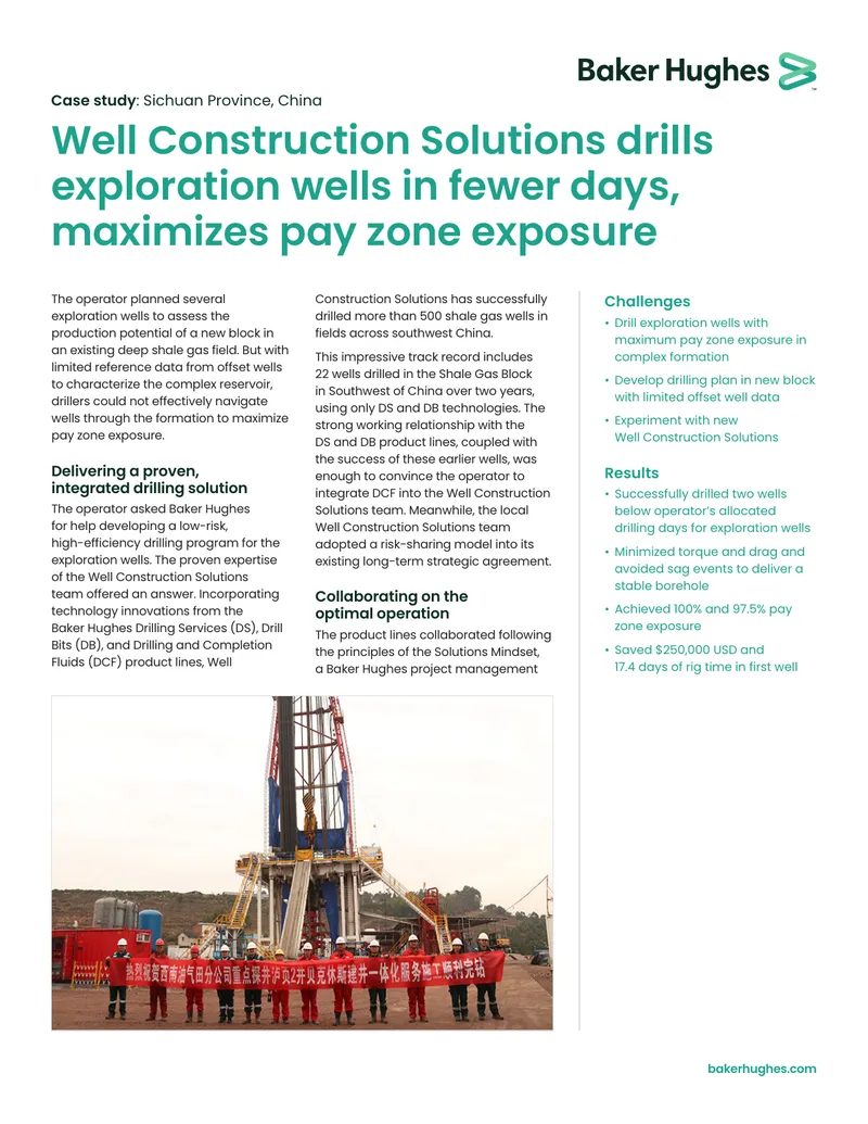 Well Construction Solutions Drilling Case Study