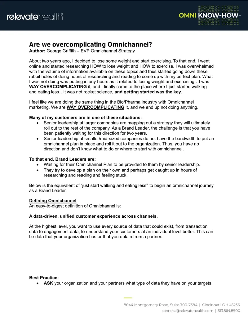 Omnichannel Marketing Strategy for Brand Leaders