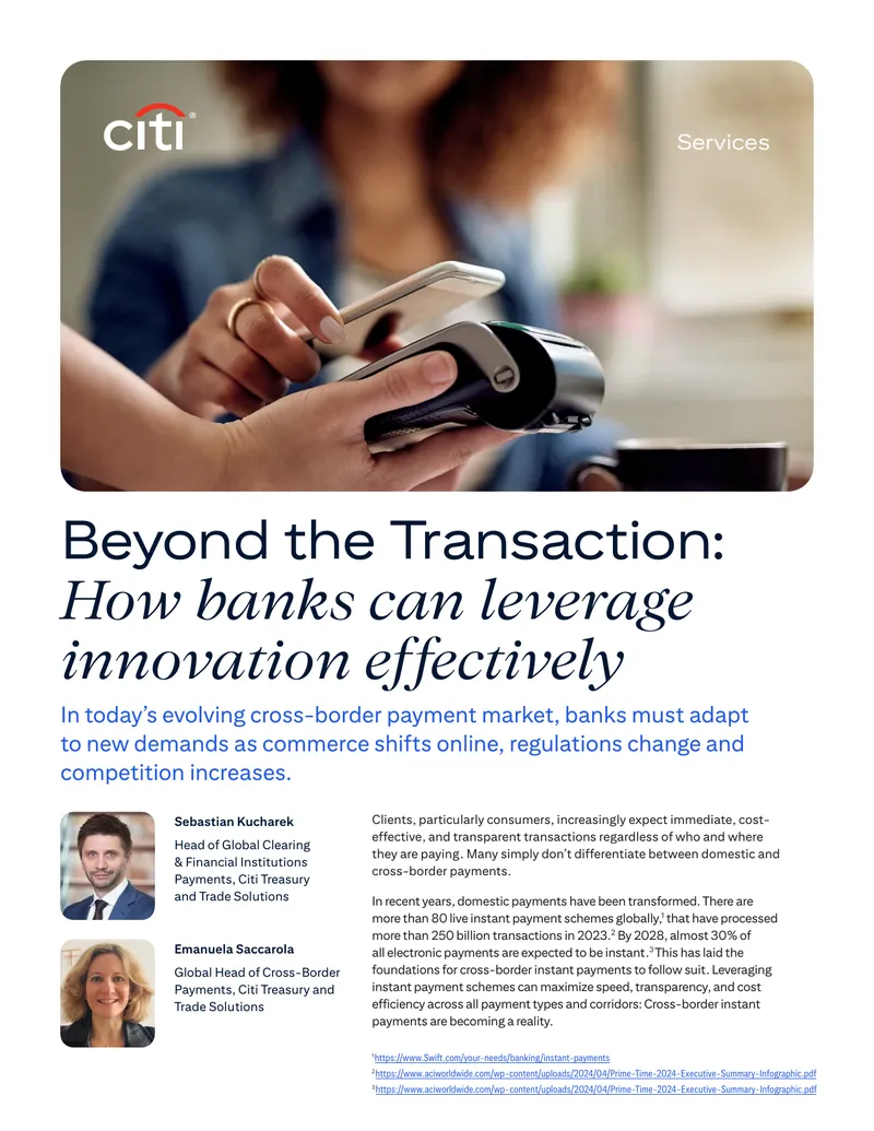 Leveraging Innovation in Cross-Border Payments