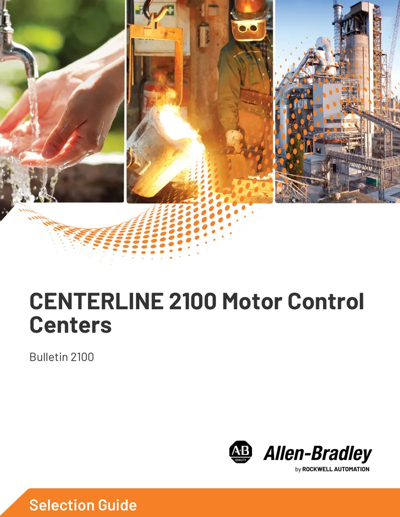 CENTERLINE 2100 Motor Control Centers Selection Guide
