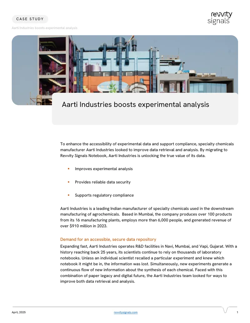 Aarti Industries Digital Transformation Case Study