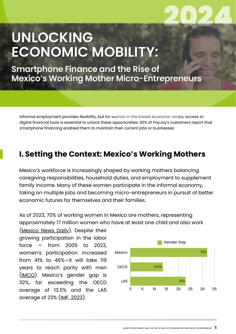 Smartphone Finance and the Rise of Mexico’s Working Mother Micro-Entrepreneurs