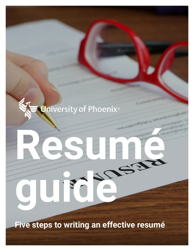 Five Steps to Writing an Effective Resumé