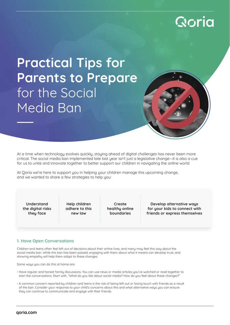 Practical Tips for Parents to Prepare for the Social Media Ban