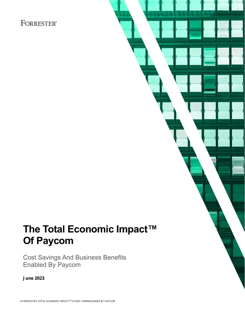 Total Economic Impact Study of Paycom