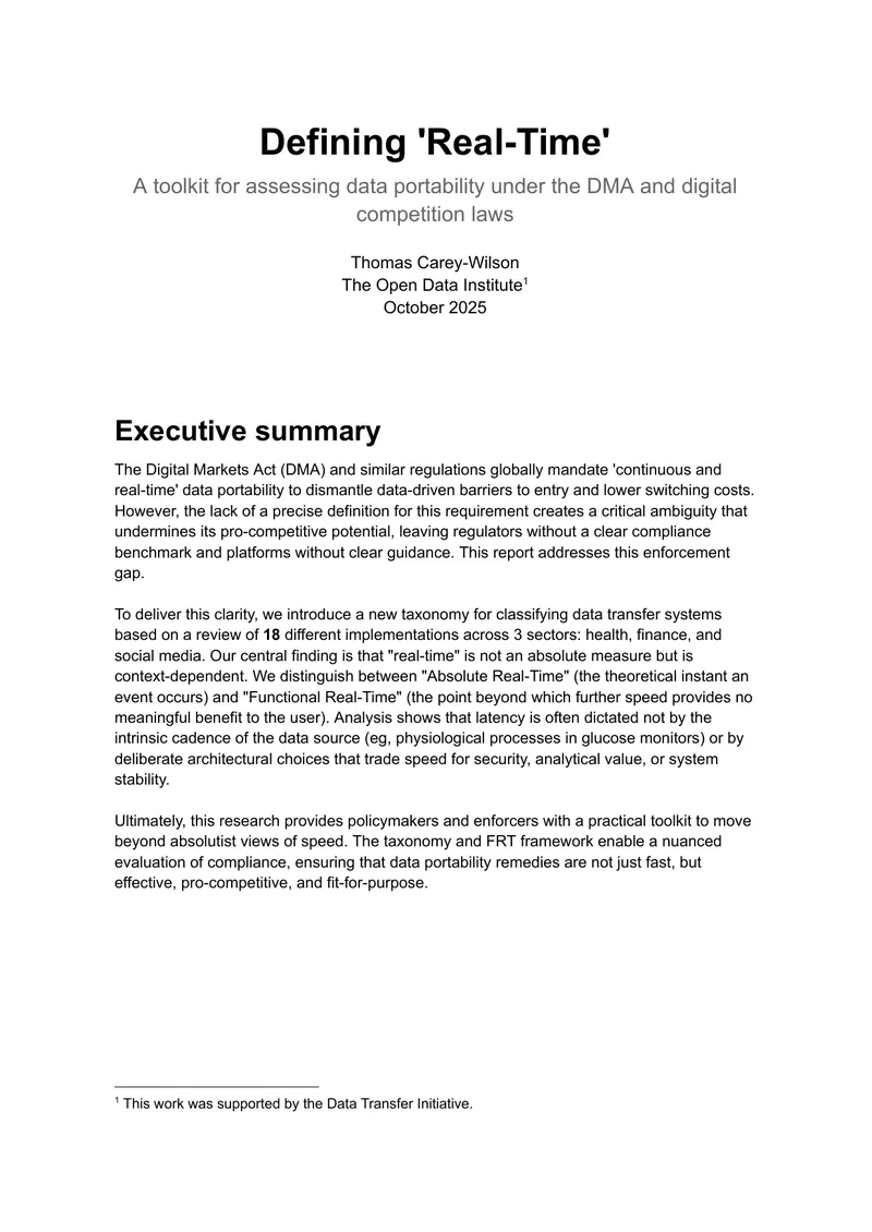 Toolkit for Assessing Data Portability Under DMA preview page 1