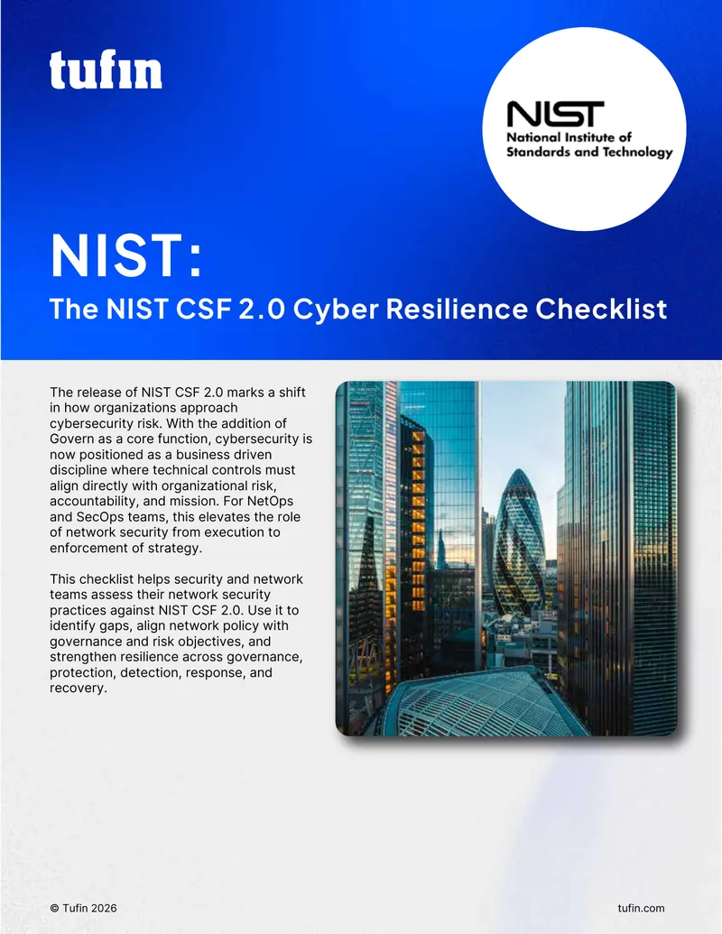 NIST CSF 2.0 Cyber Resilience Checklist