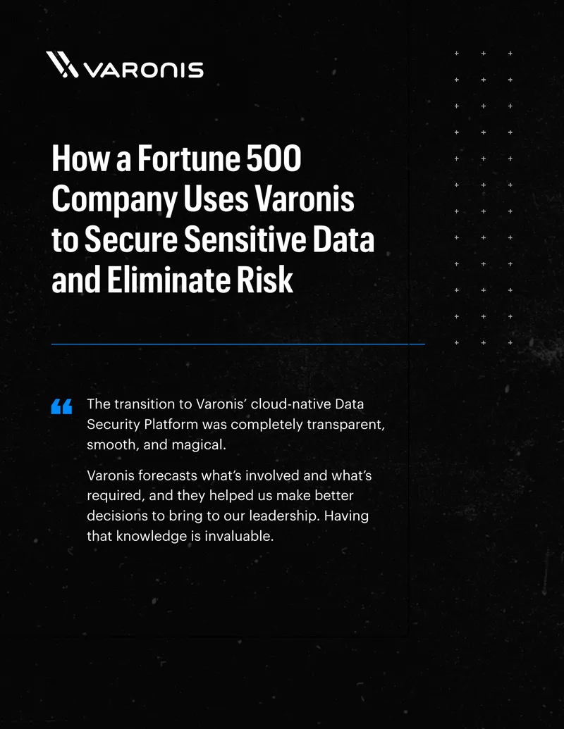 Fortune 500 Company Data Security Case Study