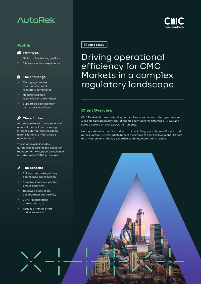 Driving Operational Efficiency for CMC Markets