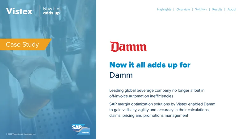 SAP Margin Optimization Implementation at Damm