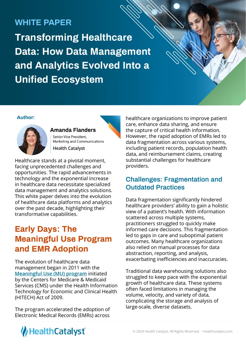 Transforming Healthcare Data Management and Analytics