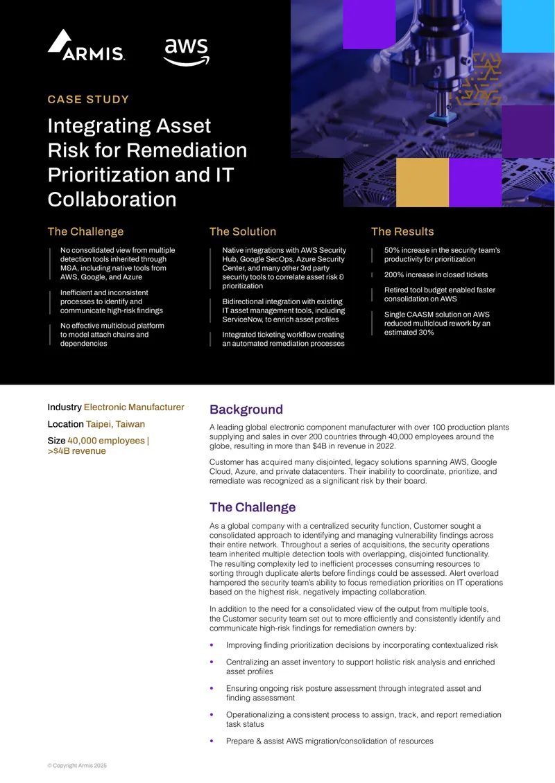 Integrating Asset Risk for Remediation Prioritization and IT Collaboration