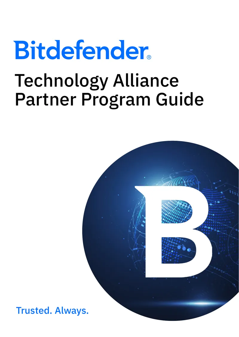 Bitdefender Technology Alliance Partner Program Guide preview page 1