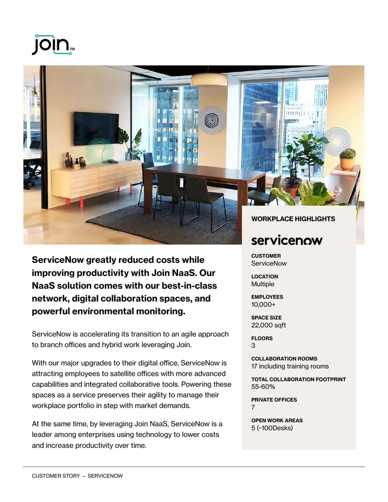 ServiceNow Customer Story with Join NaaS