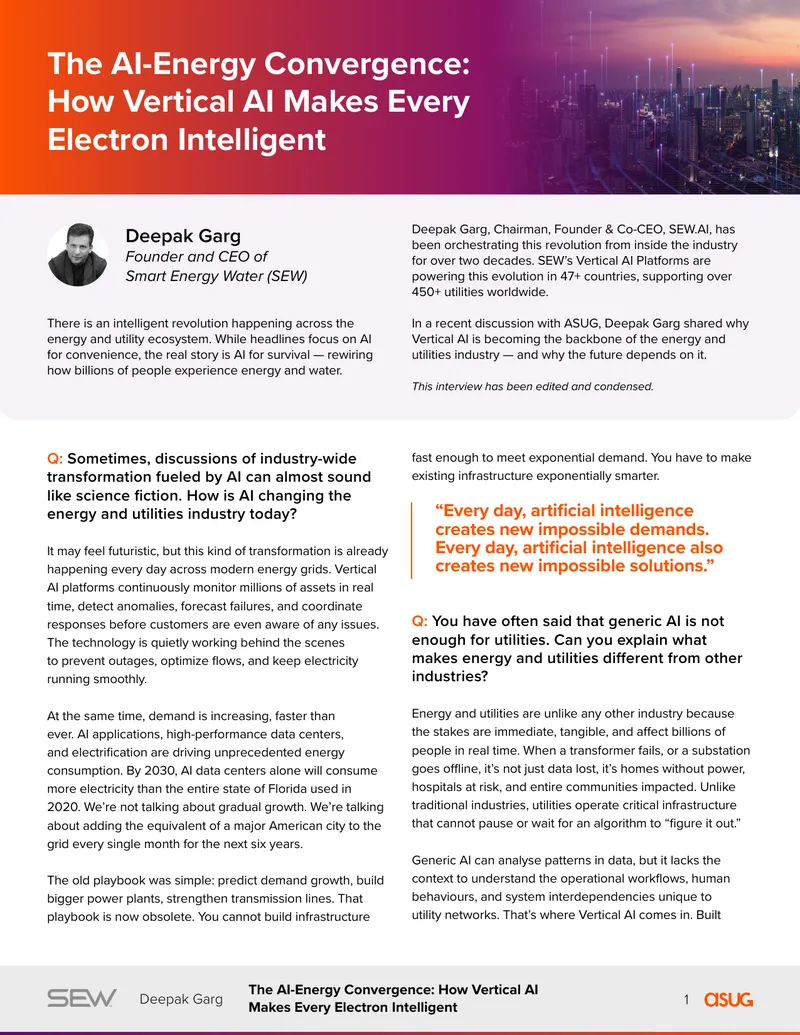 AI-Energy Convergence and Vertical AI Impact
